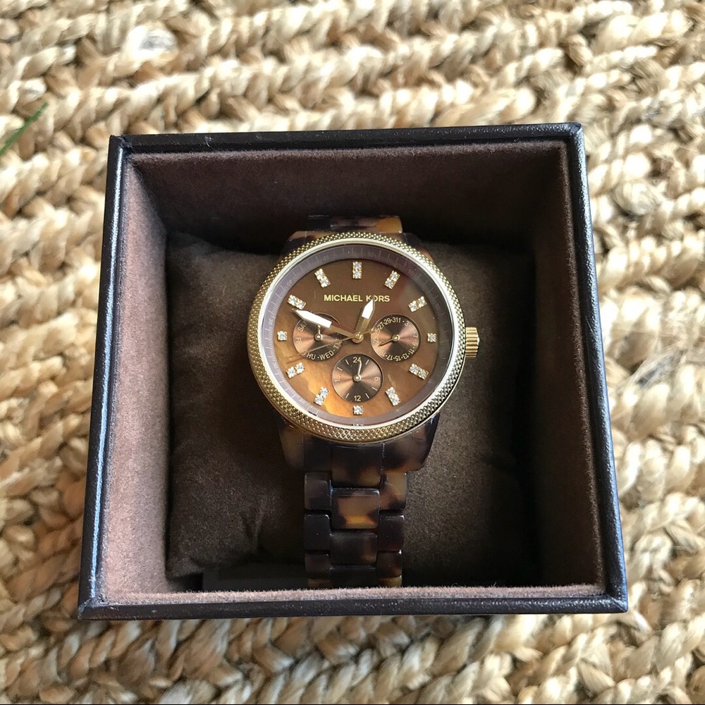 Michael Kors Tortoise Watch